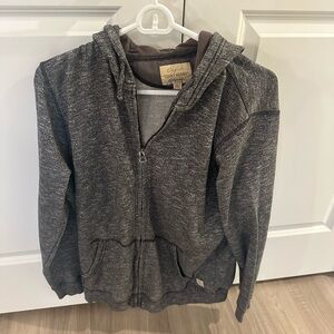 Lucky Brand Gray Zip-Up Hoodie